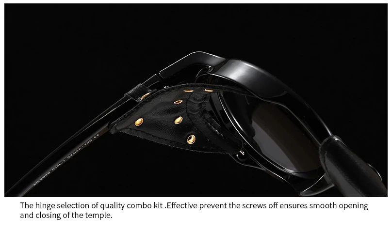 46311 Steam Punk Oval Winddicht Goggle Sonnenbrille Vintage Herren Damen Shades UV400 Vintage Brille – Detail 23