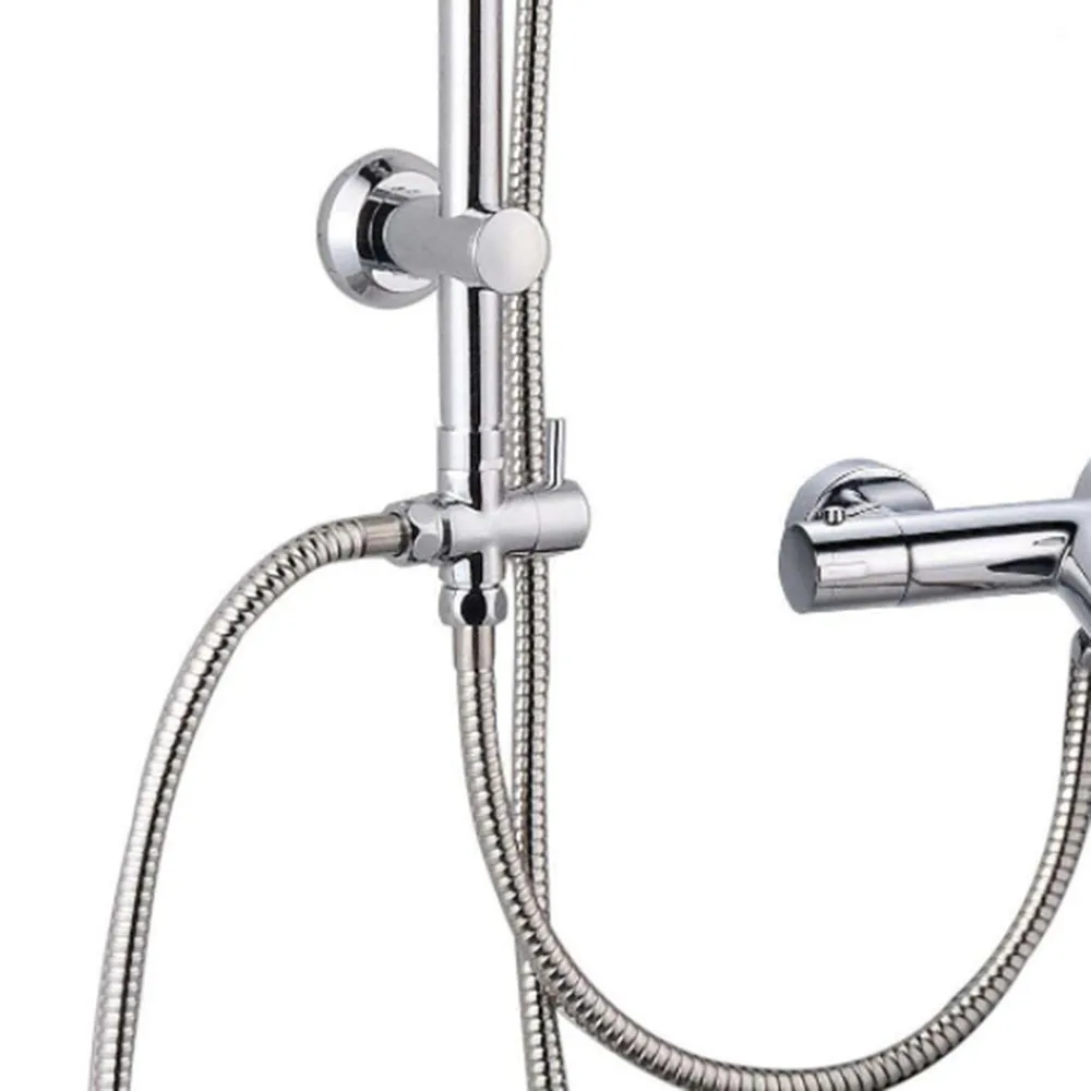 Shower Diverter Shower Faucet Three-Way Diverter Valve Shower Nozzle Switch One-Point Two-Cnnector Converter