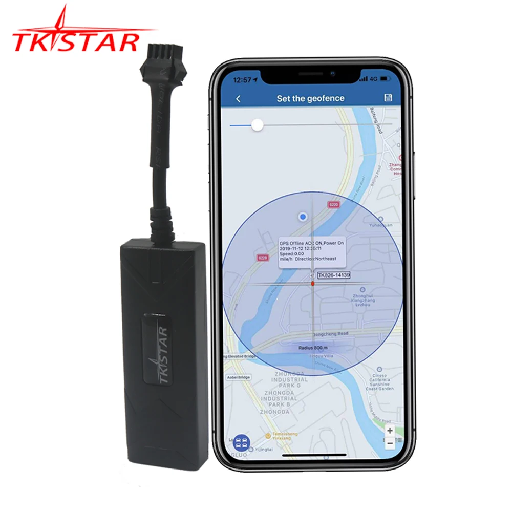 TKSTAR Mini Car GPS Tracker Remotely Cut Off Oil GPS Tracker Car TK806 GPS Locator Motorcycle Realtime ACC Alert Free APP