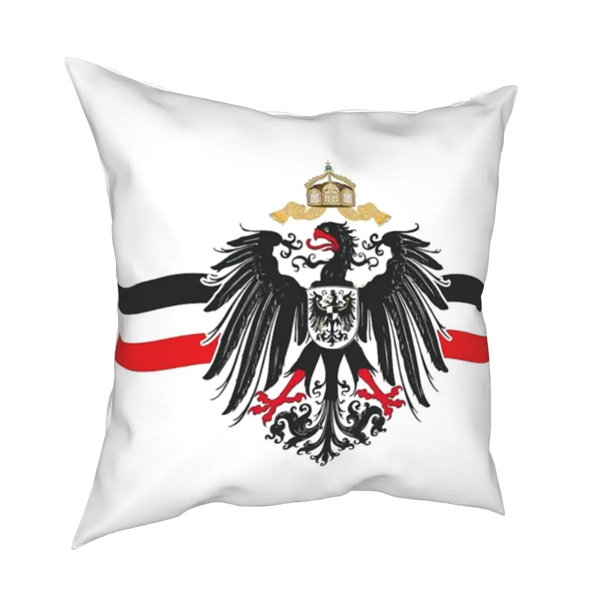 German Empire Flag Imperial Eagle Pillowcase Cushion Cover Decor Germany Pillow Case Cover Home Square 40X40cm