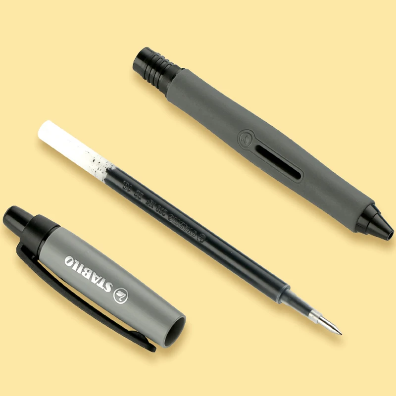 1pcs Stabilo Gel Pen 268 Large Capacity Student Black Writing Exam Special Pen Pressing Pen 0.5mm