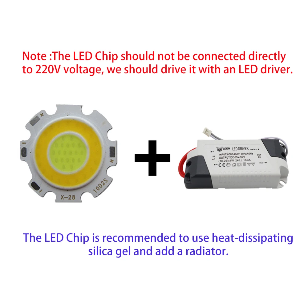 10pcs/Lot 260mA Two Color COB LED Chip 3w 5w 7w 10w Dual Color Light Bead 2011 1917 2820 SMD Downlight Double Color Light Source