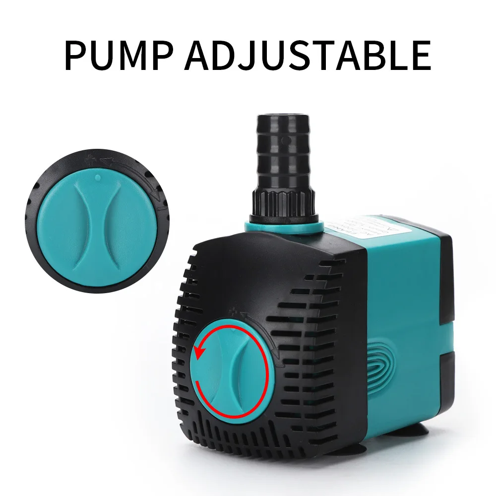 6/10/15/25/35W Ultra-Quiet Submersible Water Fountain Pump Filter Fish Pond Aquarium Water Pump Tank Fountain  water pump