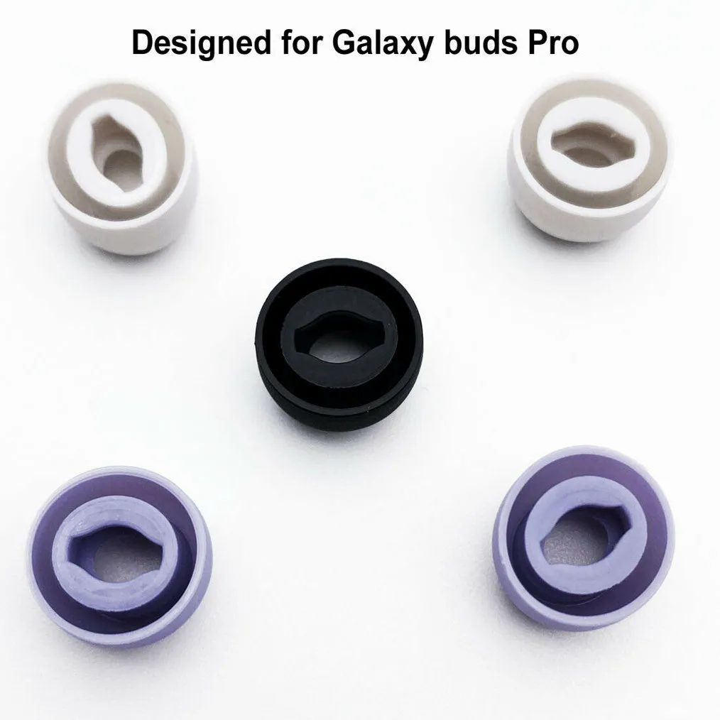 3Pairs 3 Colors Optional Soft Silicone Headphones Ear Tips Earhooks For Galaxy Buds Pro Earbuds Bluetooth