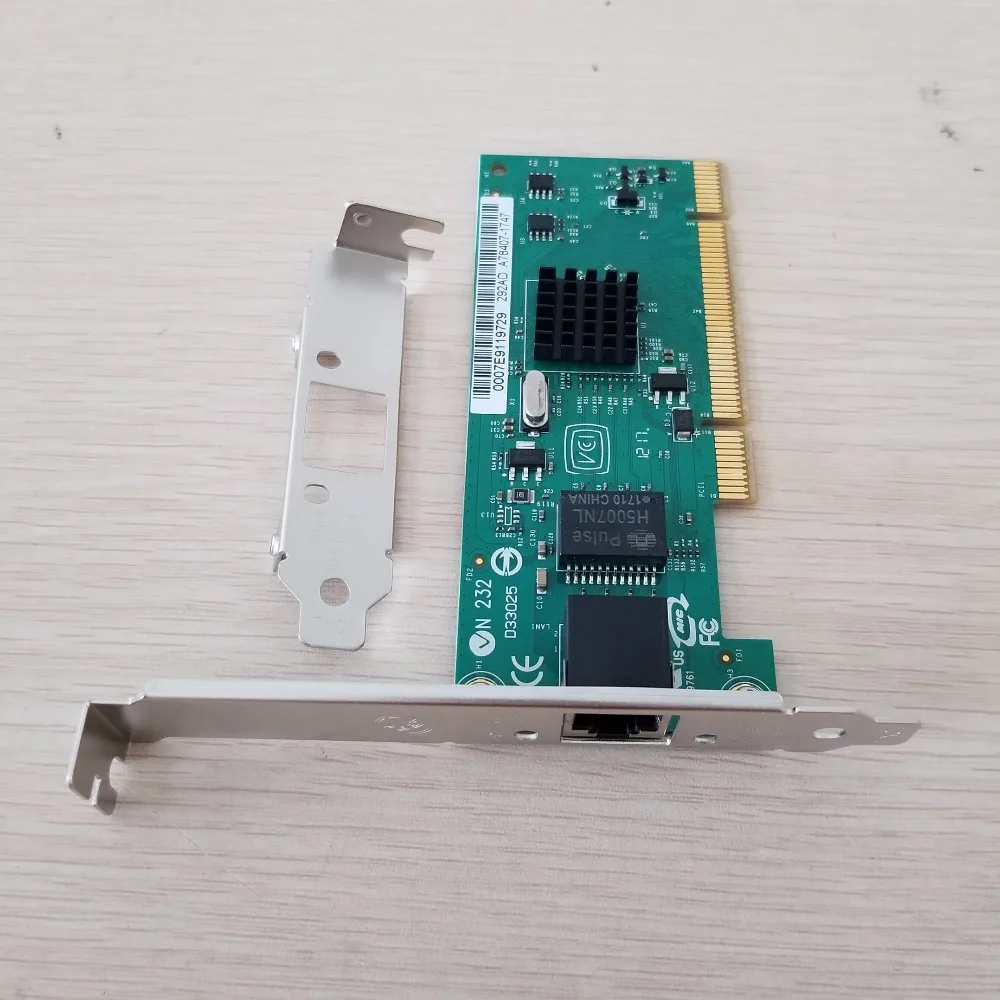 2in1 2U Low Profile & Normal Bracket 10/100/1000 MT Diskless Ethernet Gigabit Desktop Server PCI NETWORK NIC Lan Card Adapter