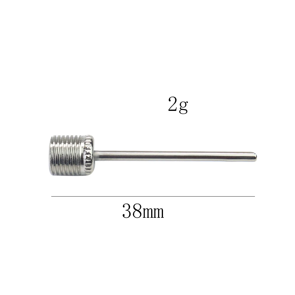 Agulha adaptadora de válvula de ar, agulha de bomba de inflar de aço inoxidável para bola esportiva, basquete, vôlei, futebol, 10 peças
