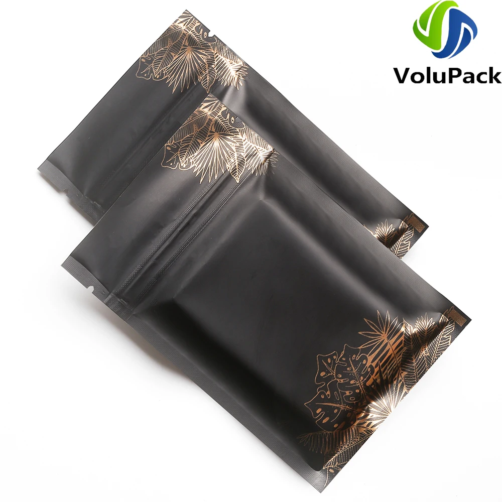 Mylar Storage Bags,Heat Sealing Ziplock Bags,Smell Proof Packaging Bags,Flat Tear Notch Pouch,Eco-friendly Aluminum Foil,100 Pcs