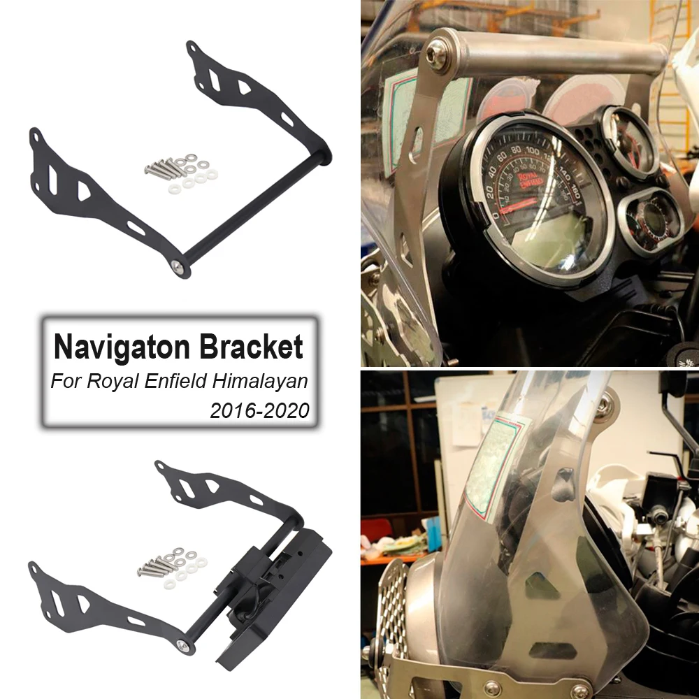 

2020 2019 2018 2017 2016 Himalayan Phone GPS Navigaton Plate Bracket Bar Mount Motorcycle For Royal Enfield Himalayan