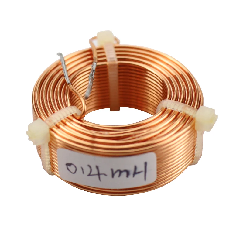 GHXAMP 0.8mm Speaker Crossover Inductance Copper coil Oxygen Free Copper Inductor HIFI Audio Accessories 0.2mH 0.8mH 1.2mH 1Pcs