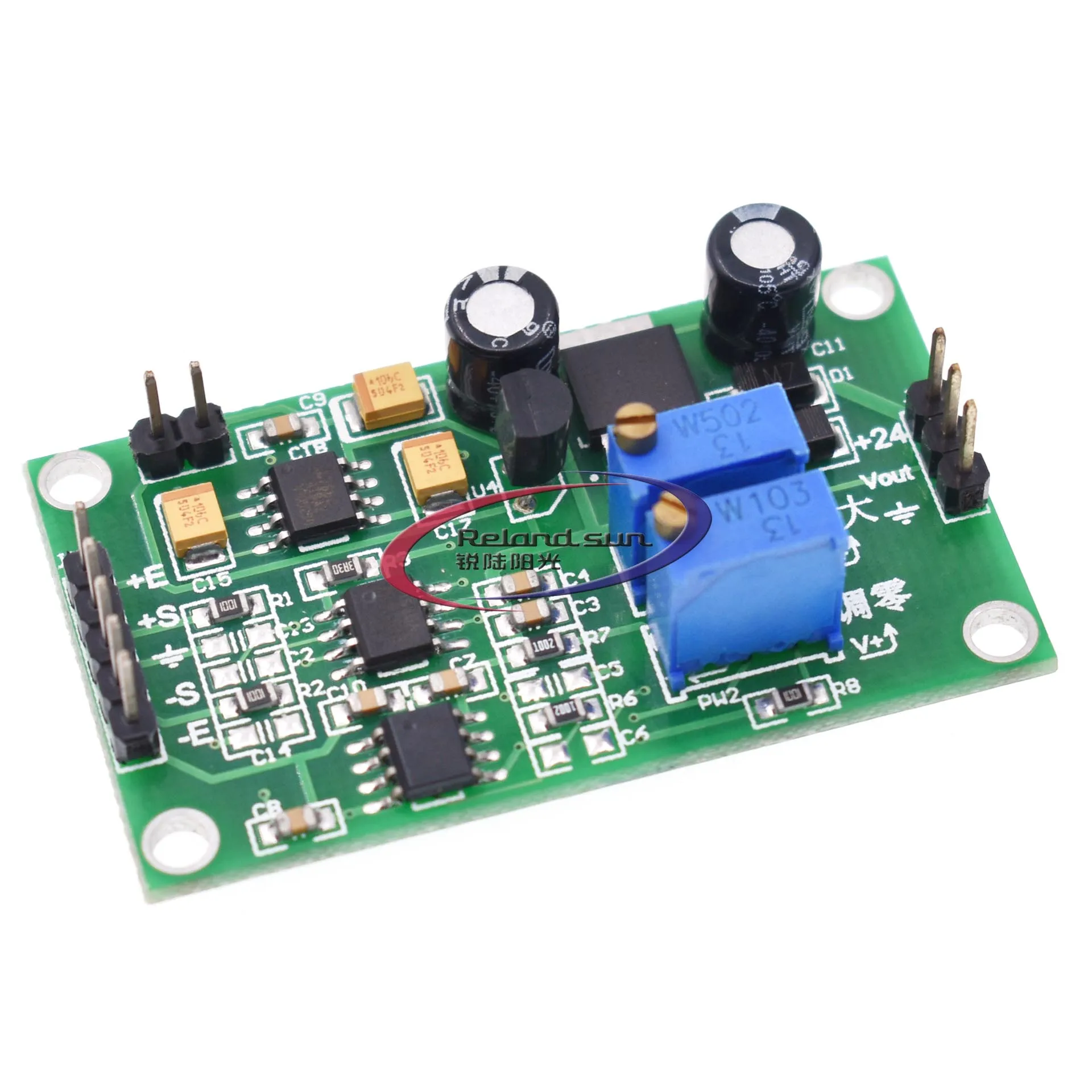 Voltage Amplifier Microvolt/Millivolt High Precision Differential Signal Amplifier CONVERSION AD620 AD623 Transmitter