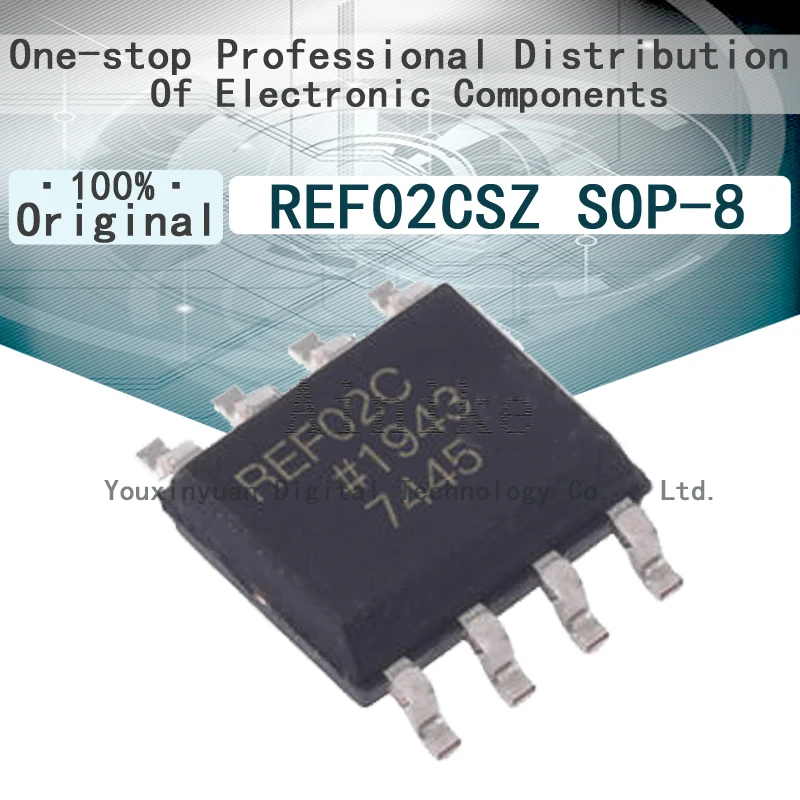 

10/Pcs New Original REF02 REF02C 5V voltage reference REF02CS Patch SOP-8 REF02CSZ SOIC-8 Voltage reference chip integrated