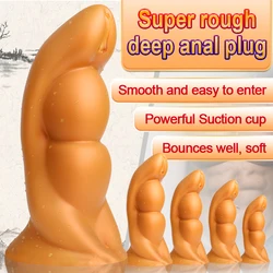 Jouets sexuels anaux de grande taille pour hommes et femmes, plug anal, massage de la prostate, anus féminin, 6 000 épaisseurs, grosses perles anales, 18 +