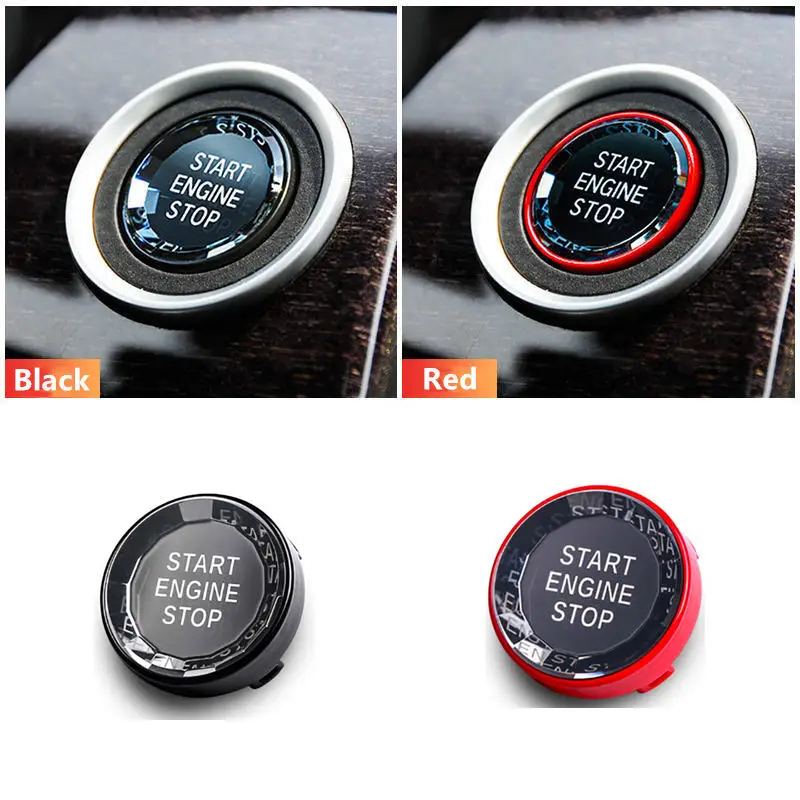 For BMW E60 E90 E91 E92 E93 E61 E46 E36 E87 E88 E81 E82 E63 E64 E65 1 2 3 4 5 6 7 8 Series Car Engine Start Stop Switch Button