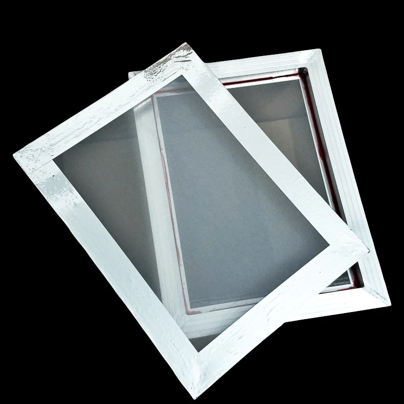 1 Stück A3-Siebdruck-Aluminiumrahmen 31 x 41 cm mit weißem 43T-Seidendruck-Polyestergewebe für hochpräzise gedruckte Schaltungsboa