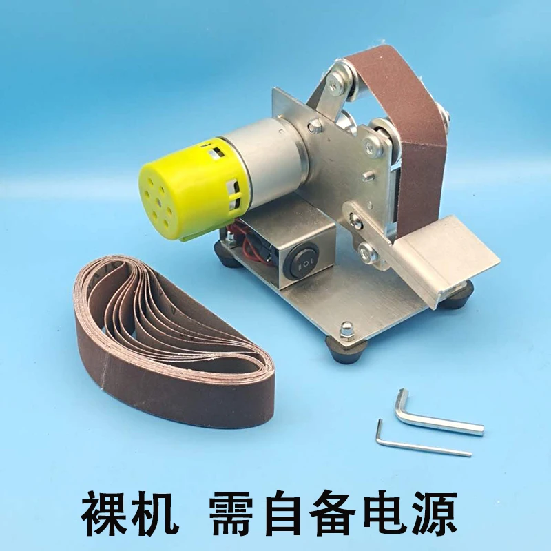 Miniature Mini Abrasive Belt Sharpener Woodworking Grinding Machine Fixed Angle Sharpener Sharpening Machine Home Desktop