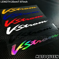 Motorcycle body Wheels Fairing Helmet Tank Pad decoration reflective Stickers Decals For SUZUKI Vstrom V-Strom DL 250 650 1000