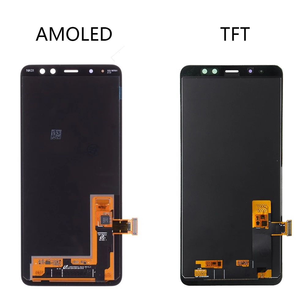 Super AMOLED LCD for Samsung Galaxy A8 2018 A530 LCD Touch Screen Display Digitizer For A8 SM-a8 a530f a530n a530d LCD 5.6 inch