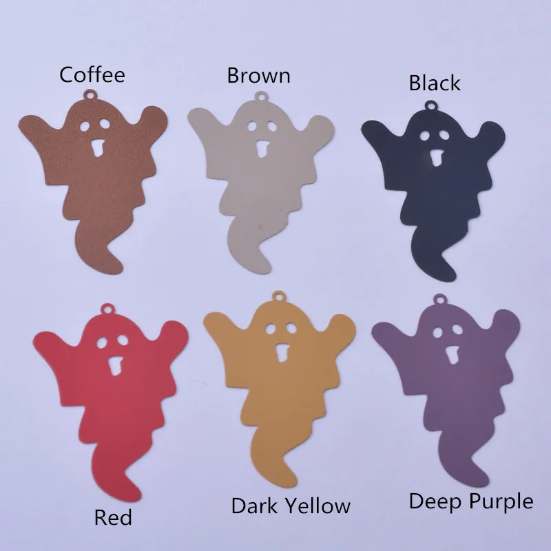 30pcs AA3595 34*45mm Halloween Ghost Charms Big Horrible Ghosts Pendant Jelwery Accessories