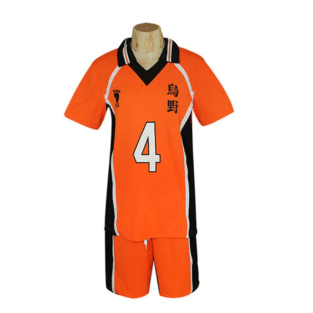 Haikyuu!! Haikyuu t-shirt Shorts Hinata Shoyo Costume Cosplay Karasuno Sportswear High School Uniform Jersey Christmas Party