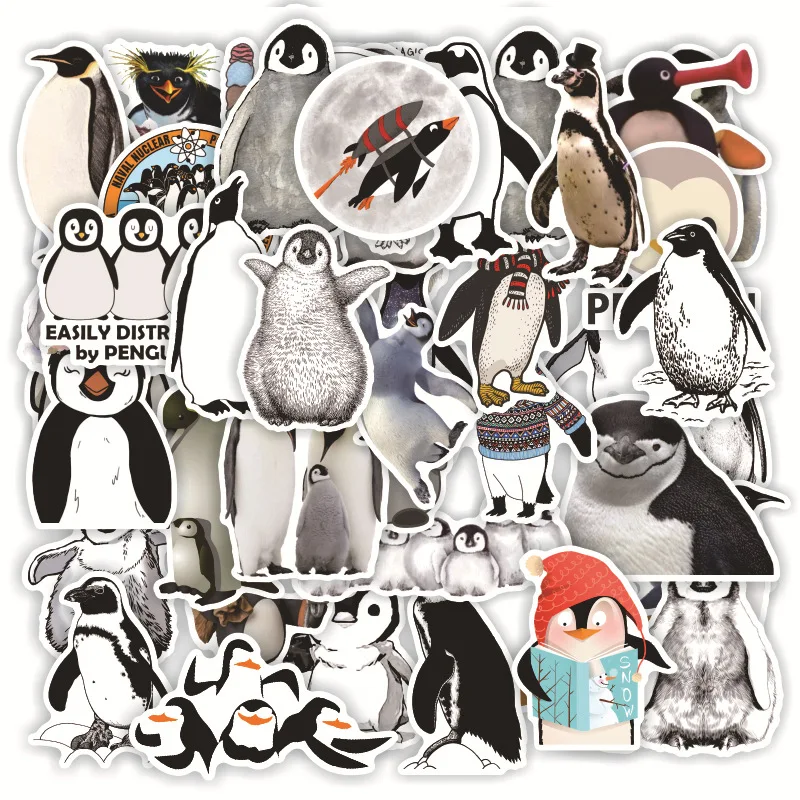 10/30/50Pcs Cute Penguin Stickers Waterproof Decal Laptop Motorcycle Luggage Snowboard Fridge Car Pegatinas