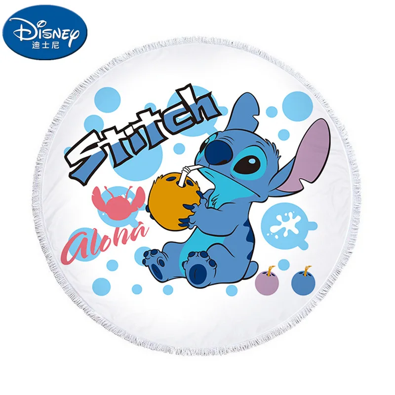 Stitch Cute Cartoon Microfiber Beach Towel Blanket Swimming BathTowel Adult Children Gift Vacation Yoga Mat 150X150CM