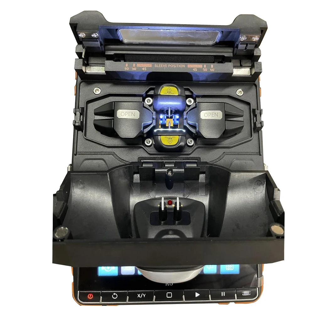 Top Arrival 6 motors K5 Optical Fiber Fusion Splicer Welding Machine with Touch Screen VFL OPM