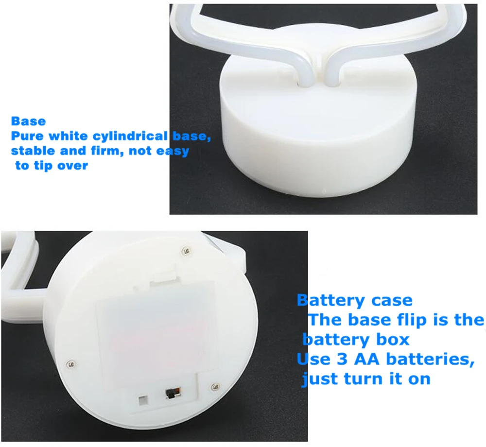 Neon USB Home Room Bedside LED Night Light  For Children Anime Night Light