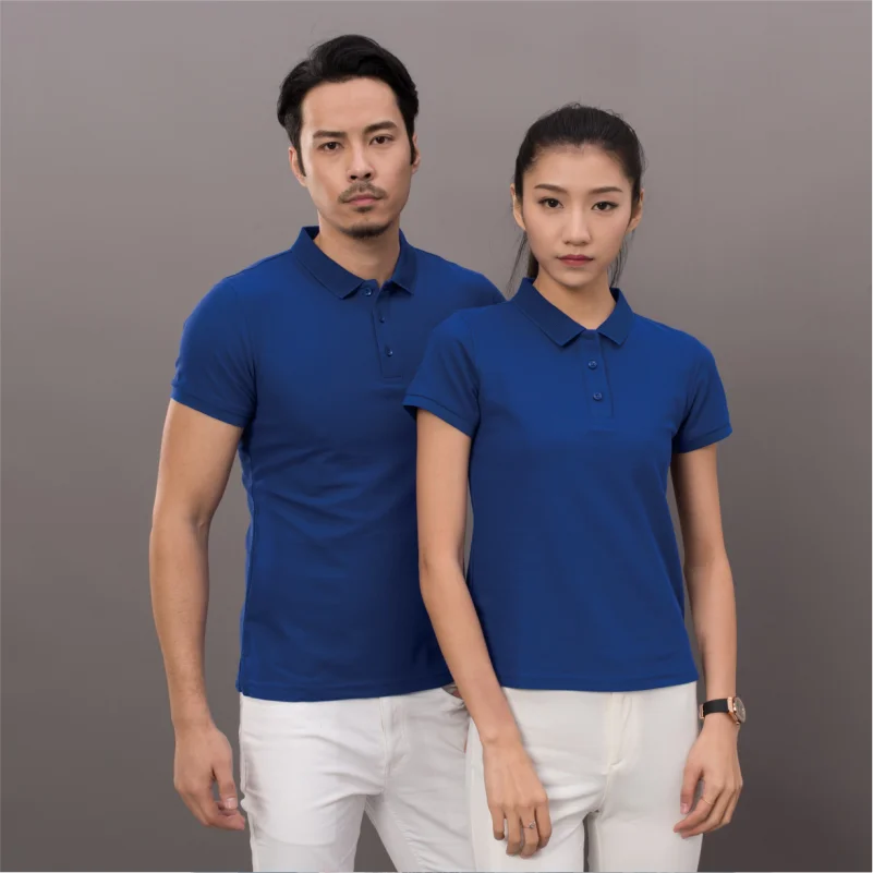 YOTEE 2020 summer casual business high quality short sleeve personal company group custom POLO shirt cotton men and women custom