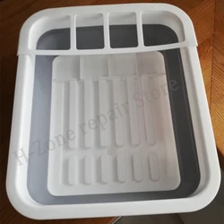 Camping car foldable basin cutlery rack portable dish rack TPR sink design suitable for motorhomes and caravans easy to clean
