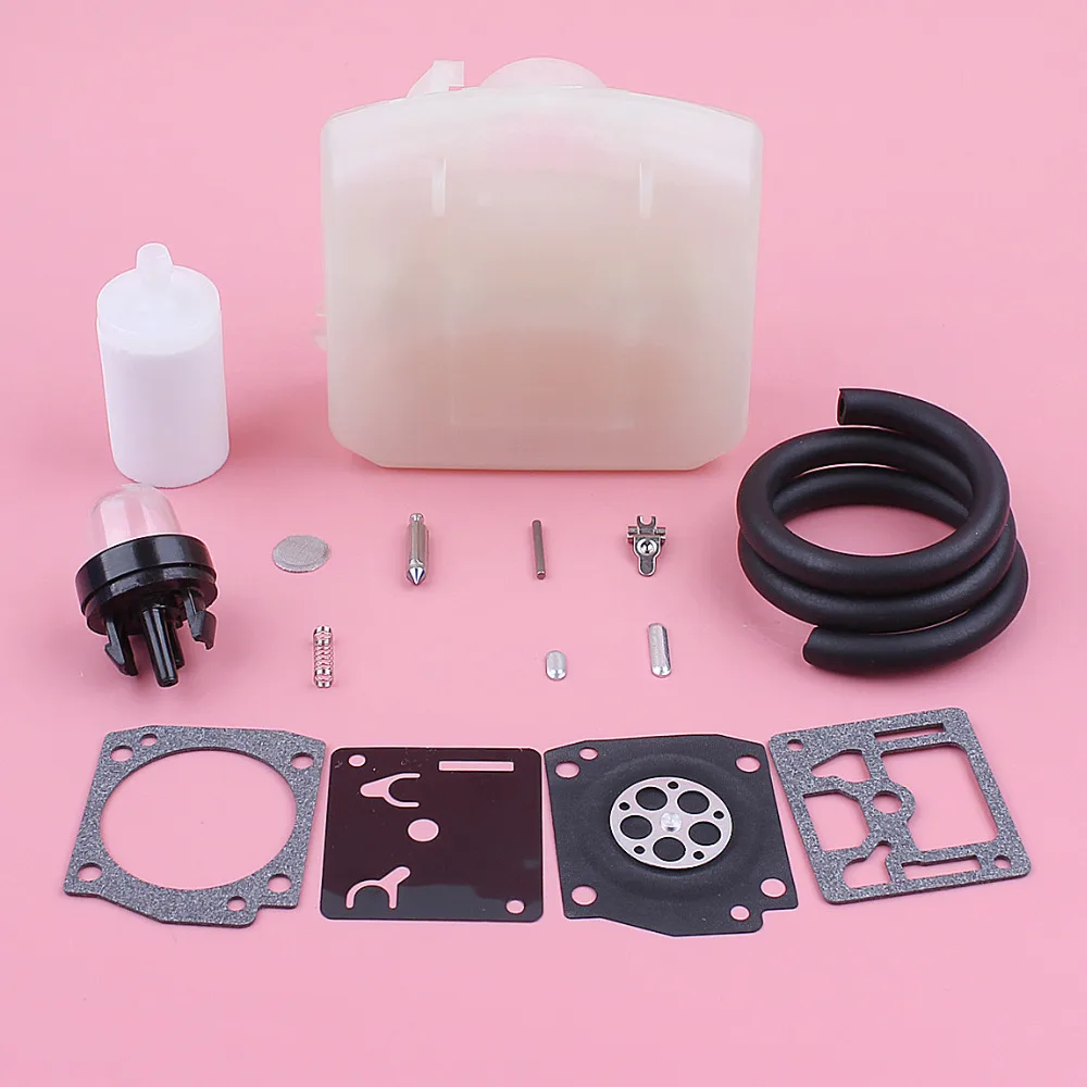 Carburetor Repair Rebuild Kit For Husqvarna 340 345 350 353 346XP Air Fuel Filter Line Primer Bul Chainsaw Spare Replace Parts