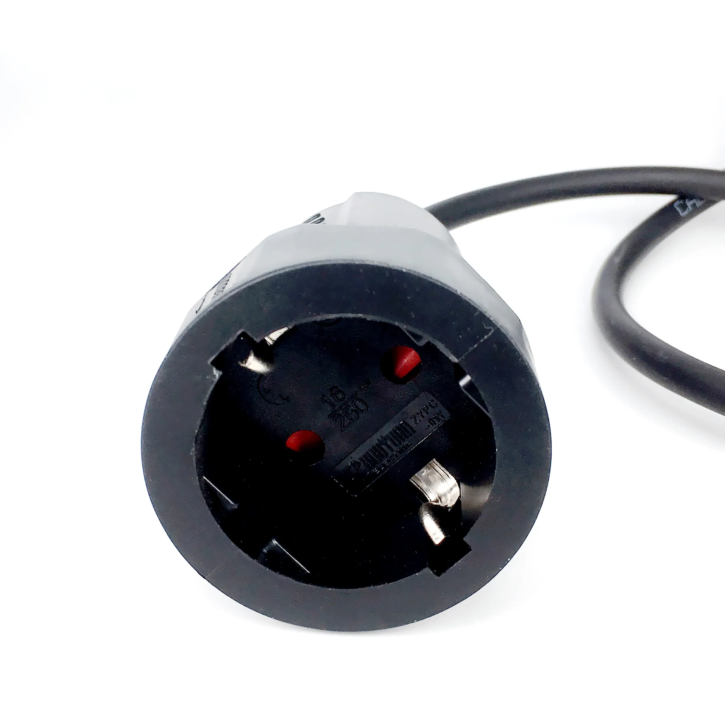 الأوروبي القياسية ذكر إلى أنثى كابل تمديد الطاقة 3G1.0mm سلك مقياس الاتحاد الأوروبي ألمانيا النحاس التيار المتناوب المقبس والمكونات الحبل 250 فولت 16A