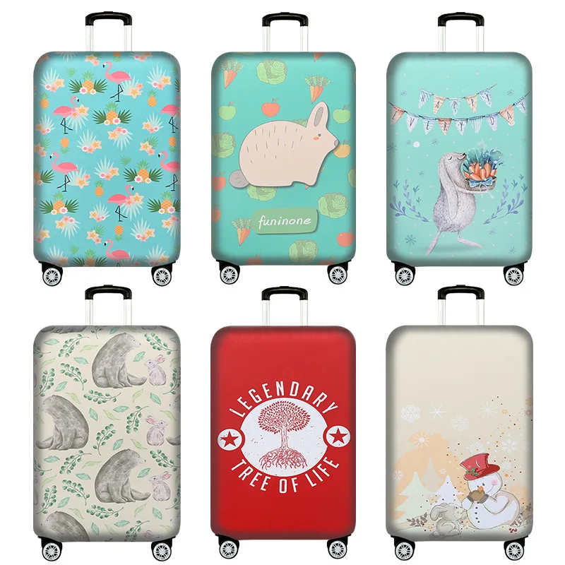 Newest Suitcase Protective Trunk Covers Apply To 18~32 Inch Case Elastic Travel Luggage Cover Stretch Trolley case Dust cover