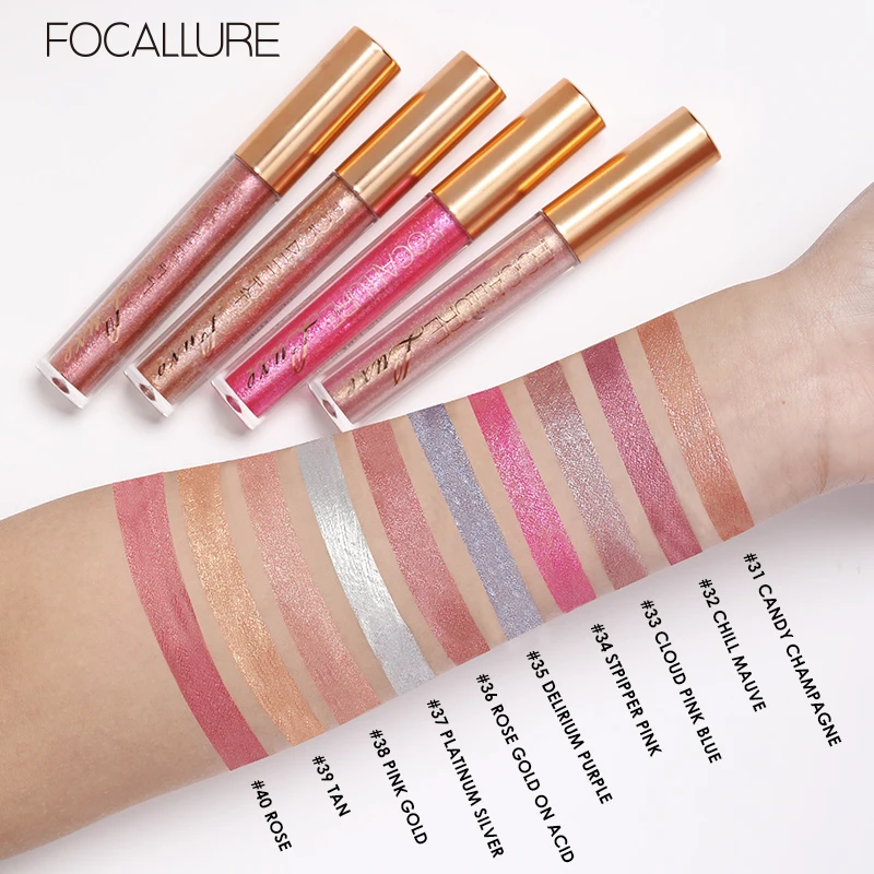 FOCALLURE Waterproof Liquid Lipstick Batom Red Velvet Lip Tint Brown Nude Matte colorful Lipstick Makeup Cosmetics Maquiagem