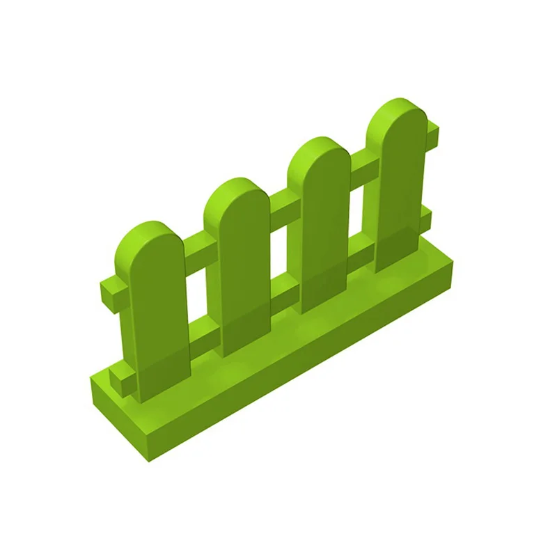 10pcs MOC Brick Parts 33303 Picket Fence 1 x 4 x 2 Paled Compatible Building Block Particle DIY Kid Puzzle Brain Toy Gift