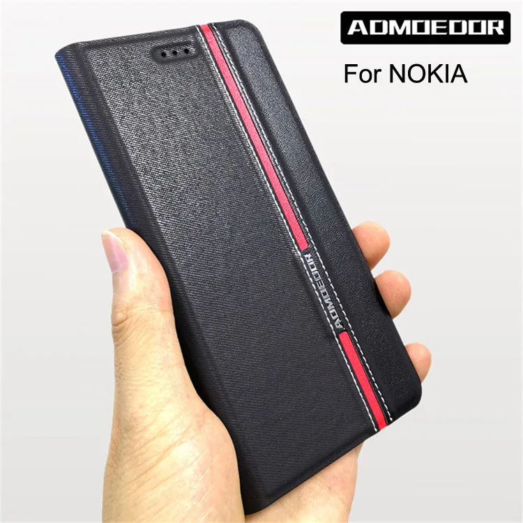 Hand Made for Nokia 5.4 3.4 2.4 3 5 6 7 8 3.1 7.1 X6 6.1 Plus 8.1 6.2 X71 Leather Case for Nokia 7.2 3.2 4.2 Flip Cover Case