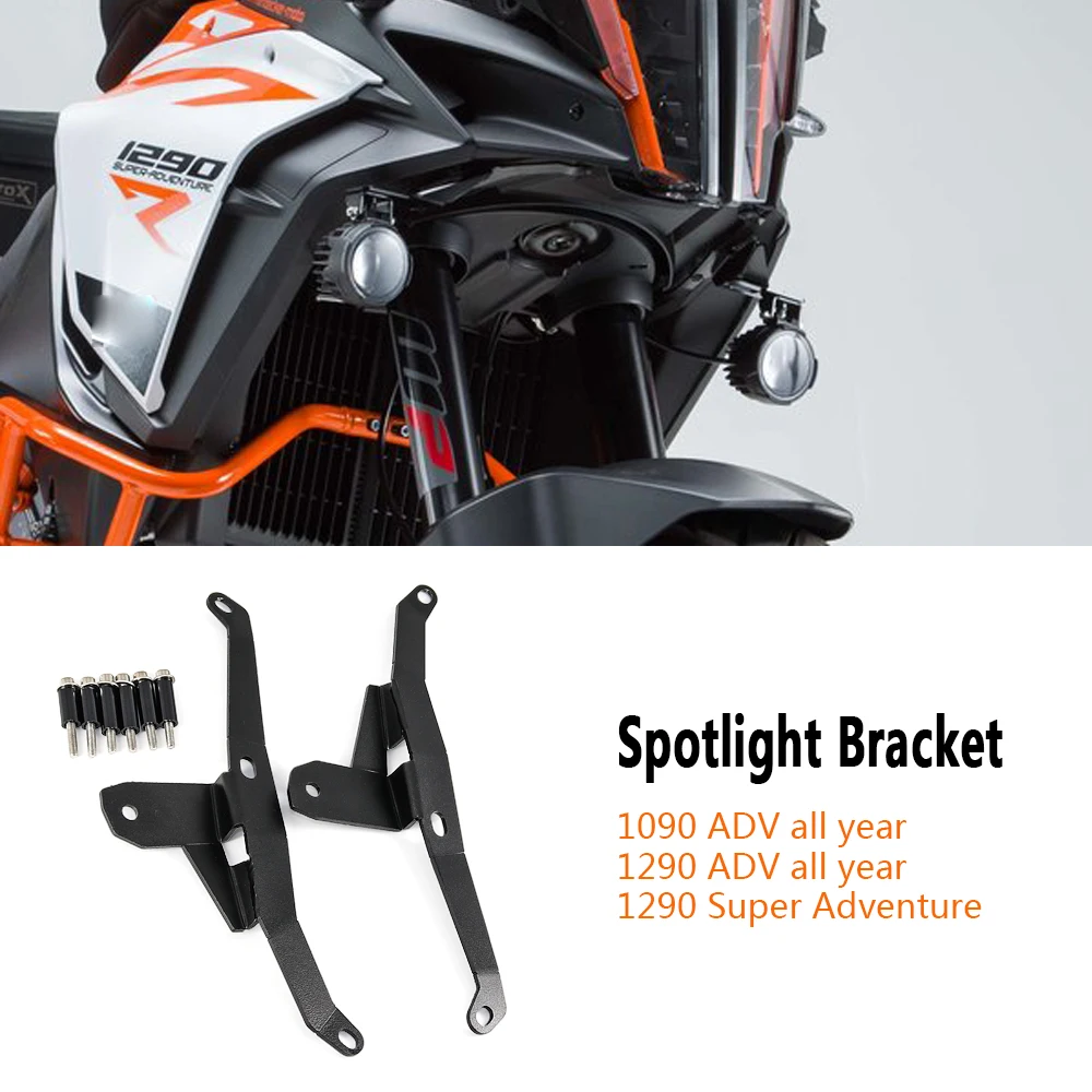 For 1090 1290 Adventure All Year Spotlight Bracket Holder Spot Light Mount For 1090 1290 Super ADV R S 2017 2018 2019