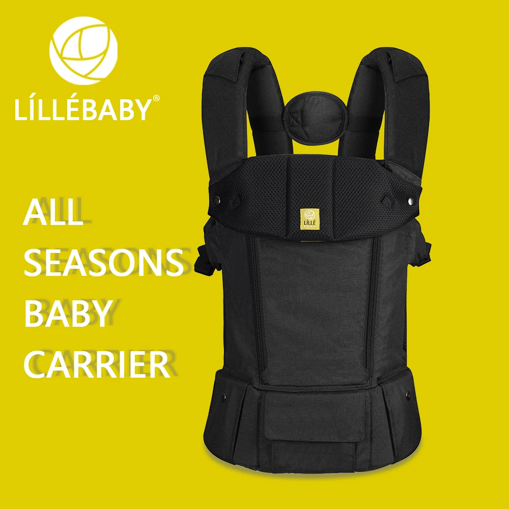 LILLEBABY Ergonomic All Seasons Baby Carrier Infant Baby Sling Front Facing Kangaroo For 0-36 Months