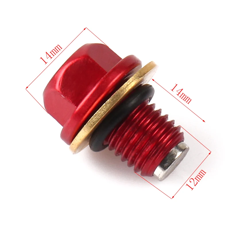 Atv Quad Dirt Pit Bike Little Monkey Car Refires Off-road Motorcycle M12 Magnetic Oil Drain Screw Magnet Magnetic Oil Sump