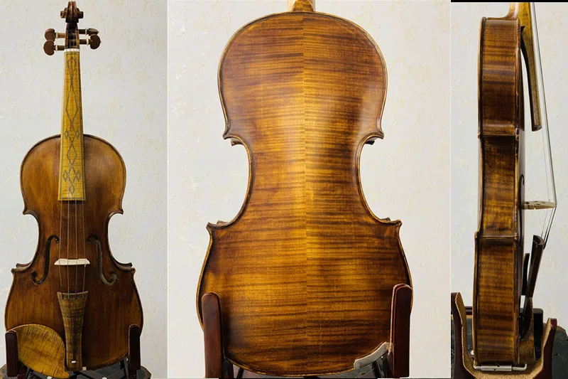 SONG Maestro 4/4 full size violin,maple wood fingerboard with carving #12549