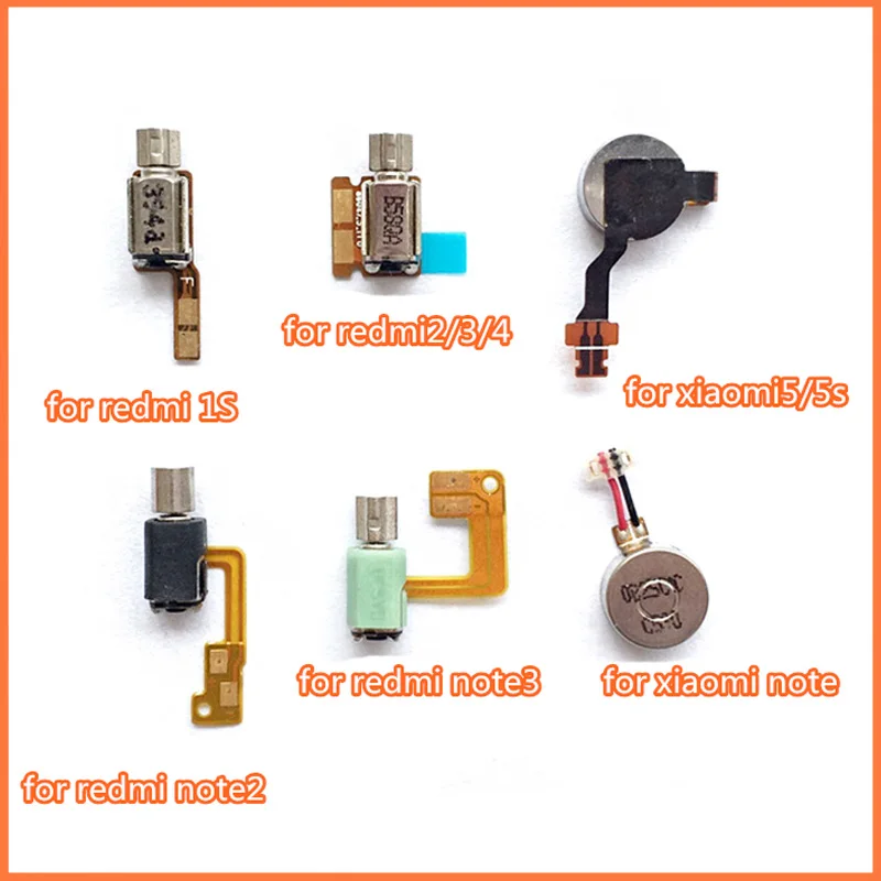 5pcs Vibrator Vibration Motor Flex Cable Spare Parts For Xiaomi 5S 5 note Redmi 2 2A 3 4A 4X 5 5A 6 6A 1S note2 3