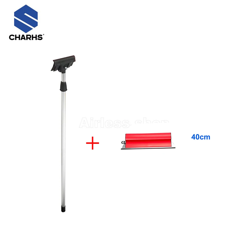 CHARHS Drywall Smoothing Spatula Handle set for Wall Tools Painting Skimming 40/60/80/100cm Flexi Blade Finishing Spatula Tool