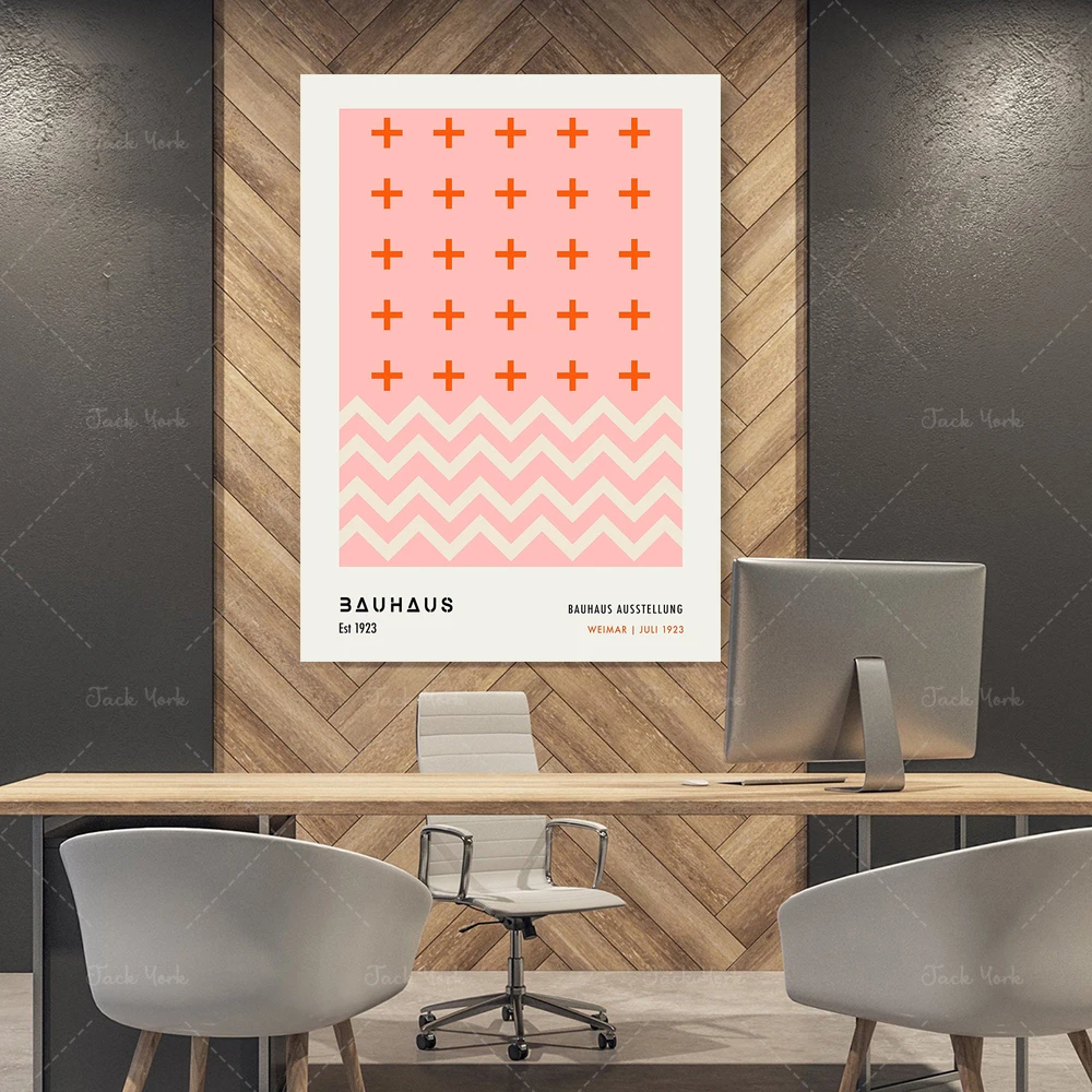 Bauhaus Art Exhibition poster, Bauhaus Exhibition print, Bauhaus Print, Walter Gropius
