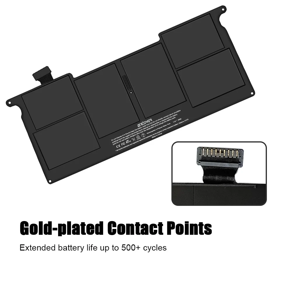 بطارية كمبيوتر محمول SKOWER A1375 لأجهزة Apple MacBook Air 11 بوصة A1370 (إصدار أواخر 2010 فقط) 7.3 فولت/35 وات في الساعة