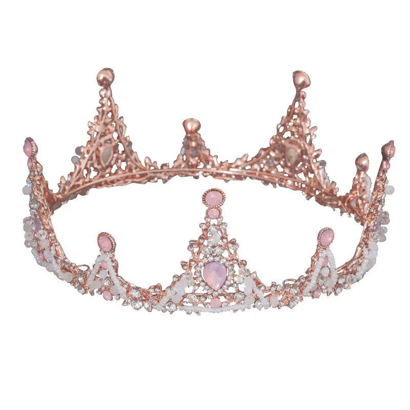 CC Princess Crown Women Hair Accessories Wedding Hairwear Engagement Jewelry Bridal Diadems Children\'s Headpiece Diadems xy436