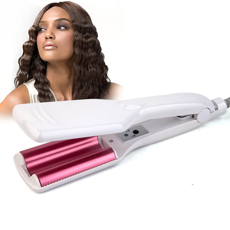 

Professional Hair Wave Iron Ceramic Hair Curling Tool Triple Barrels Hair Waver Curl Deep Wave Curler Perm Splint Styling Tools