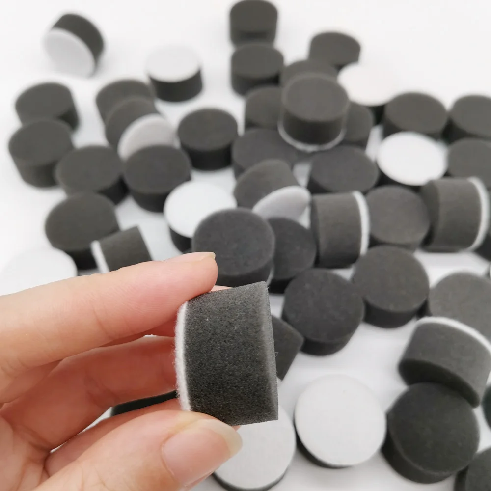 50pcs 1 Inch Car Mini Polisher Pad 25mm Buffing Detail Polisher Sponge Kit Multipurpose Wax Hand Tool