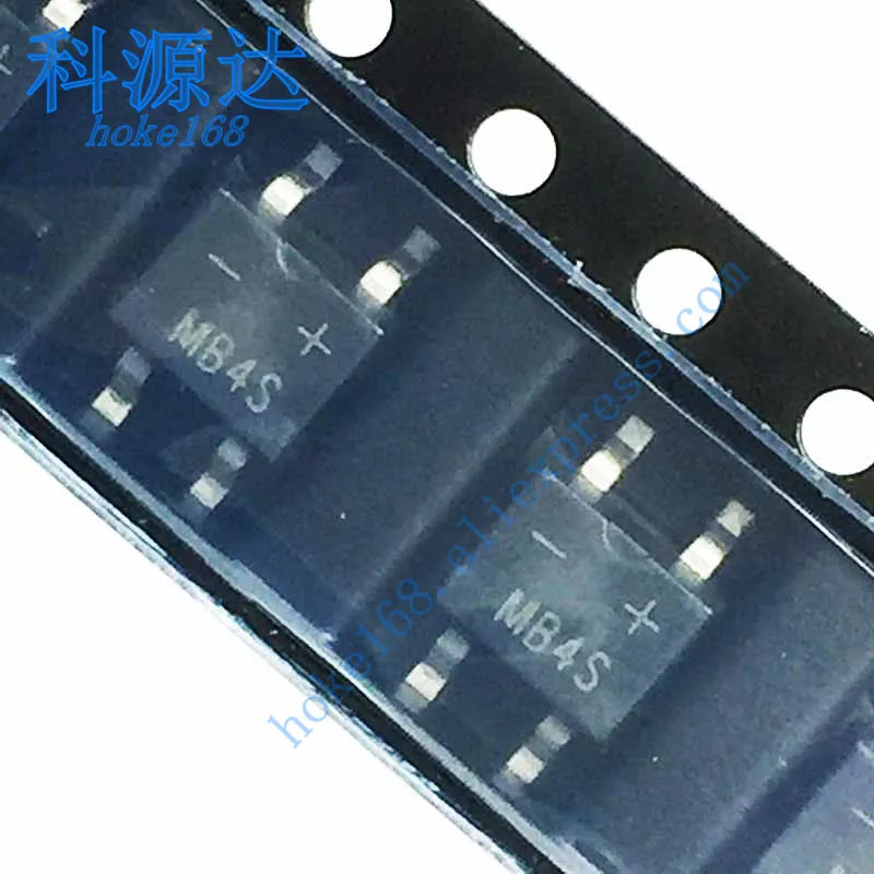 100pcs  MB05S MB1S MB2S MB4S MB6S MB8S MB10S SOP-4 In Stock