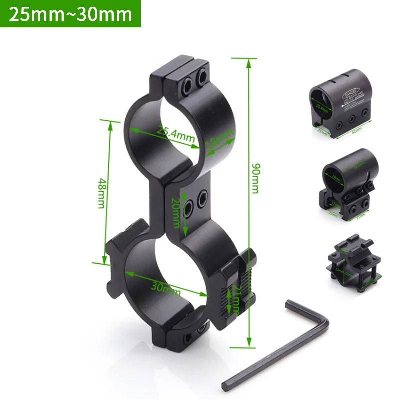 Rifle Clamp Tube Clamp Figure 8 Fixing Clamp Glock Pistol Sight Clamp Sight Scope Clamp Rifle Accessories Pistol Clamp Ar 15