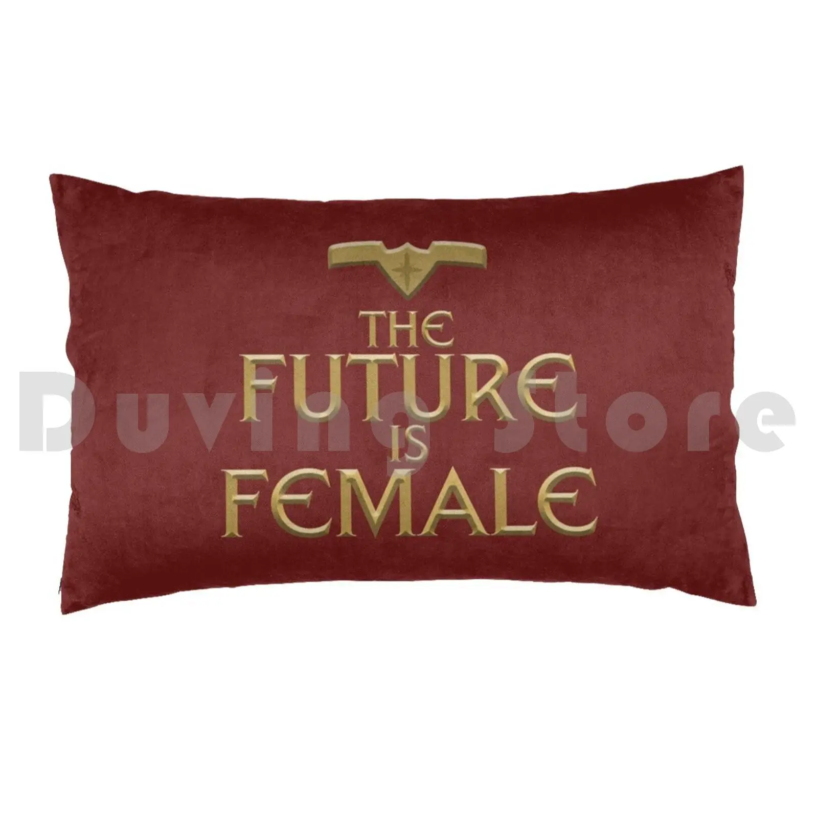 Pillow Case The Future Is Female ( Woman Of Wonder Version ) 1431 Justice Womens Wonder The Future