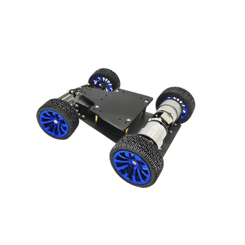 Car Chassis Dual Motor Encoder Car Model Engineering Competition Car Model Is Similar To C Car Model Steering Wheel